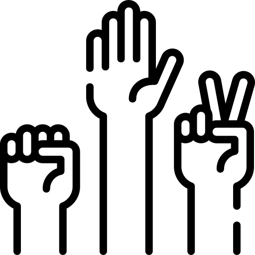 gif of rock, paper and scissors